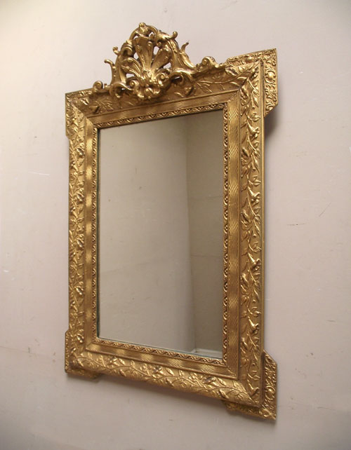 Decorative Antique Gilded French Mirror